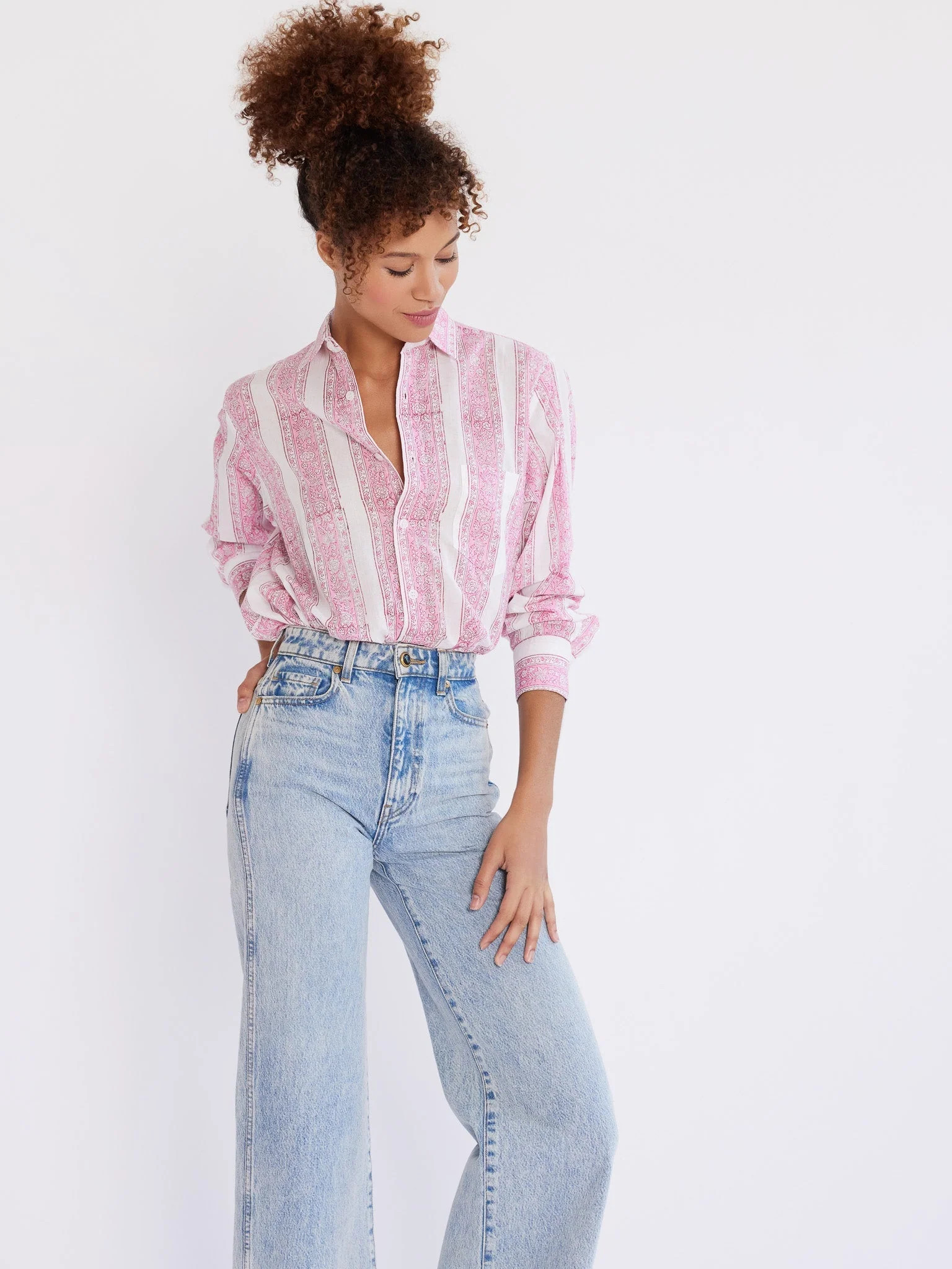 Shop Mille - Sofia Top in Jaipur Stripe | Mille