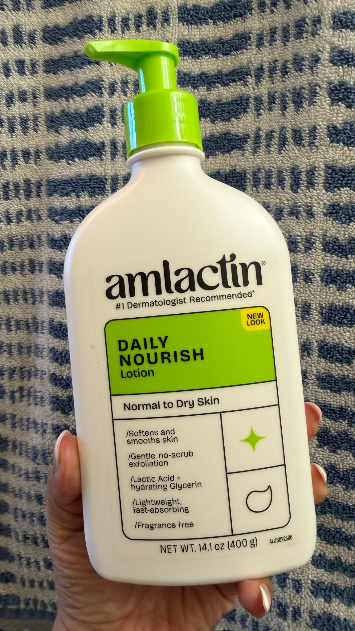 AmLactin has been around forever. Dermatologist recommended, fragrance free, lactic acid plus glycerin. It gently exfoliates and hydrates at the same time which is exactly what rough, dull body skin needs, especially post-menopause when cell turnover slows way down.

Here’s where I use it: arms, legs, hands, and my décolleté (chest texture is real and we don’t talk about it enough).

Here’s where I don’t use it: my face because I’m already on prescription tretinoin and layering AHAs on top is a one-way ticket to over-exfoliation and a compromised barrier. Not the move.

#LTKBeauty