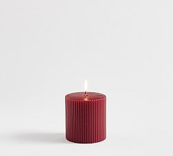 Fluted Pillar Candle | Pottery Barn (US)