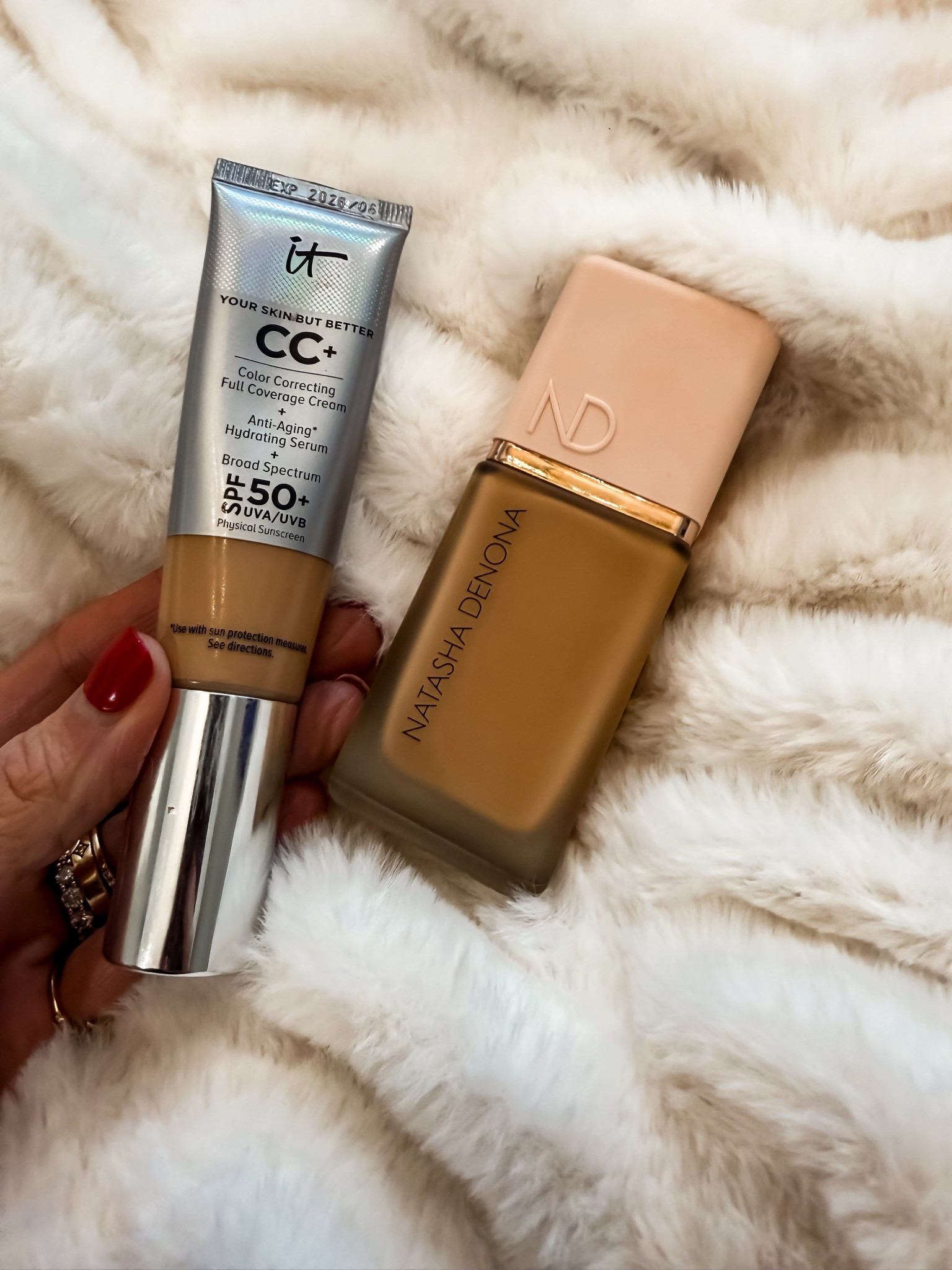 Foundations I use 
Over 40 beauty 
Over 40 makeup 

#LTKOver40 #LTKBeauty #LTKselfcare