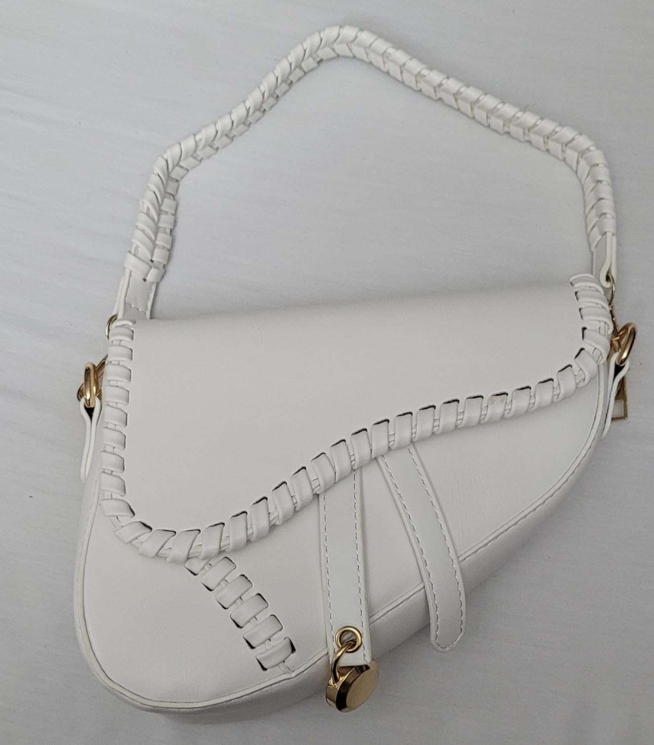 Saddle Shoulder Bags for Women,Trendy Saddle Purse Mini Crossbody Bag,PU Leather Clutch Purses Sa... | Amazon (US)