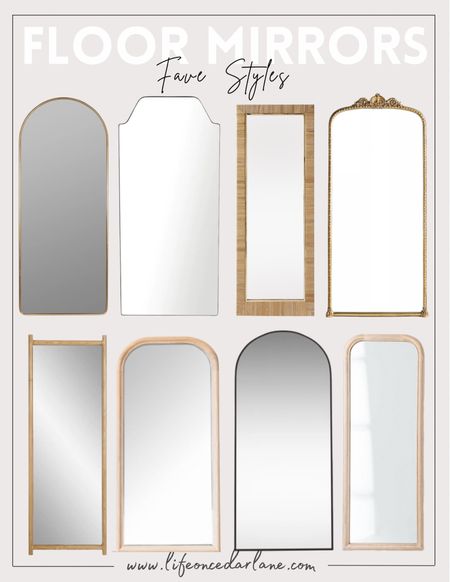Floor Mirrors- Fave Styles! Shop our fave styles at all price points! Perfect in your bedroom, entry way & more!

#fulllengthmirrors #archedmirrors #squaremirrors #livingroom #homedecor

#LTKhome #LTKsalealert