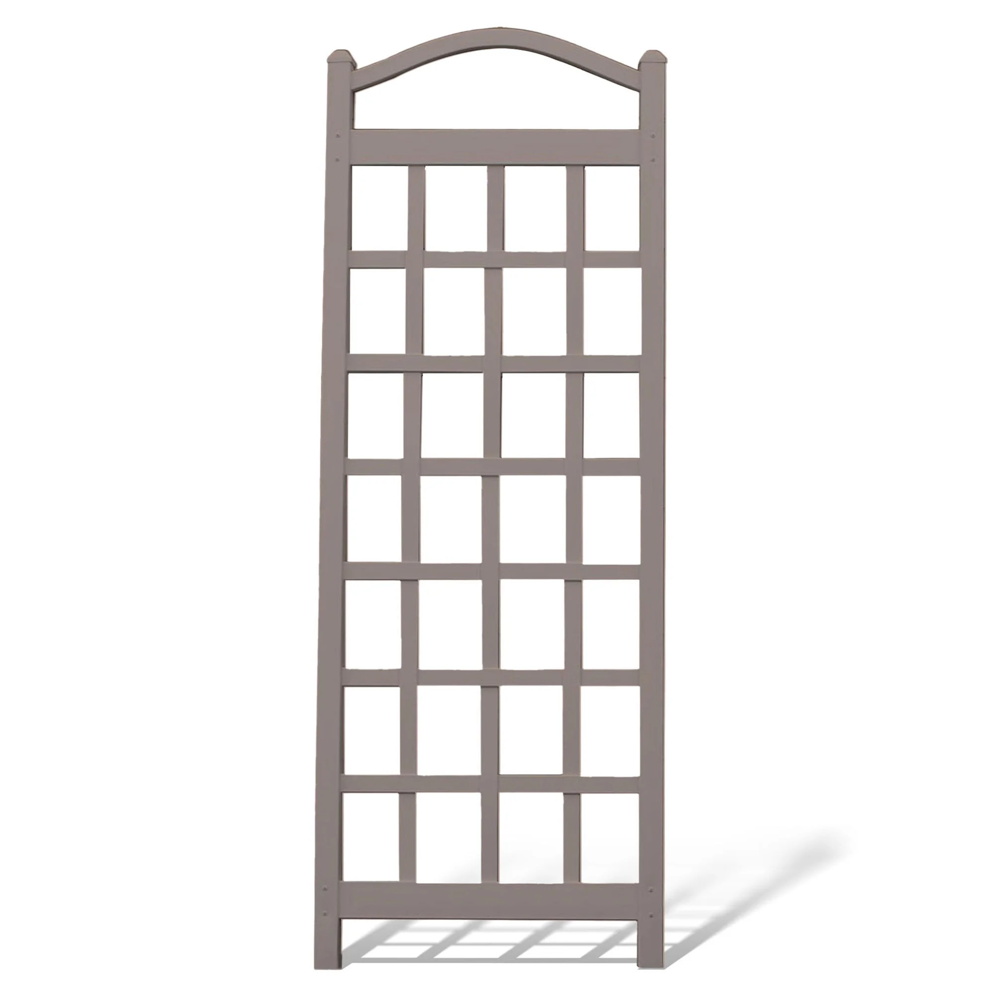 DuraTrel Cambridge 28" X 76" Mocha Vinyl Trellis | Walmart (US)