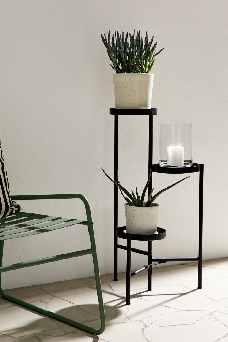 Tiered Plant Stand in Metal - Black - Home All | H&M US | H&M (US + CA)