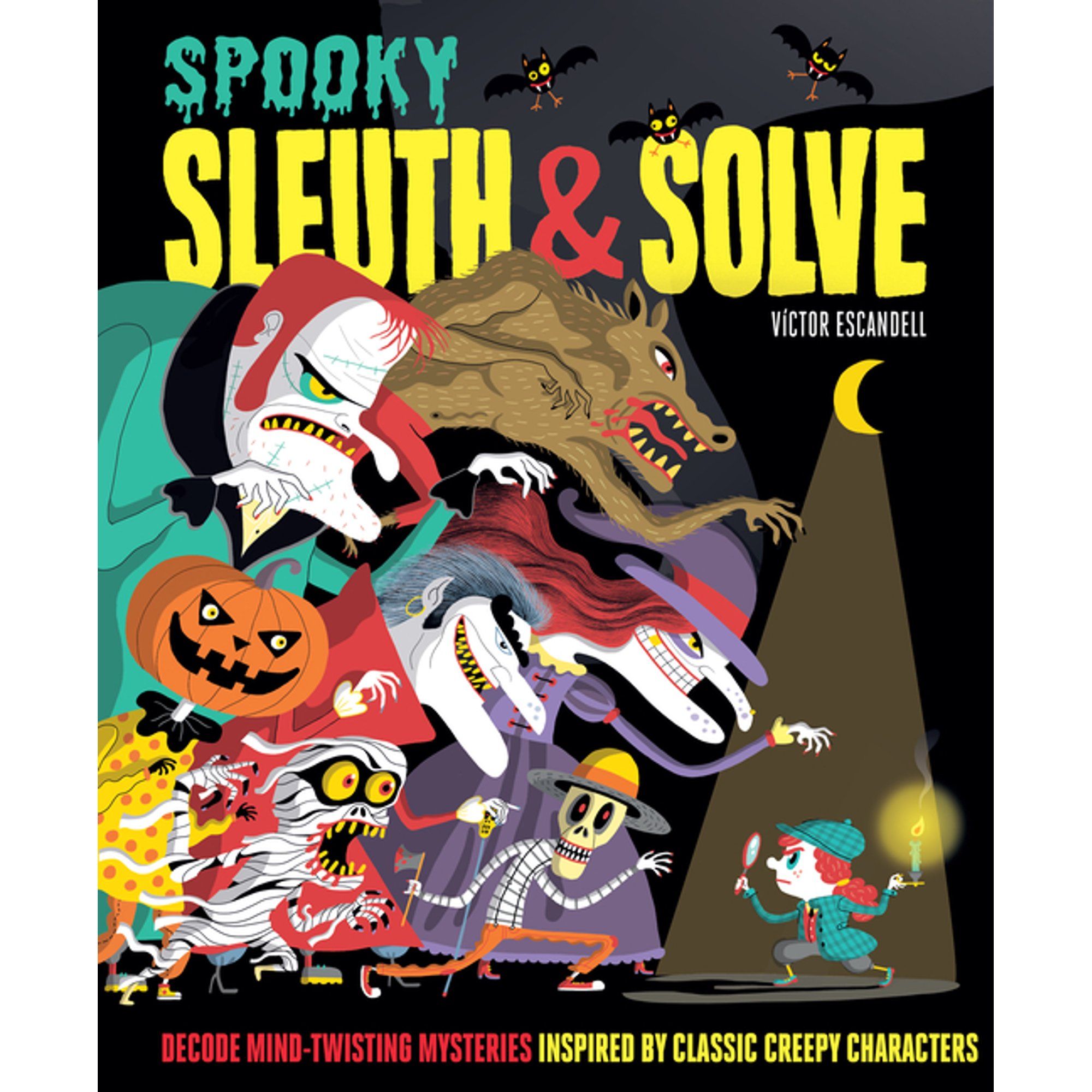 Sleuth & Solve: Spooky : Decode Mind-Twisting Mysteries Inspired by Classic Creepy Characters (Ha... | Walmart (US)