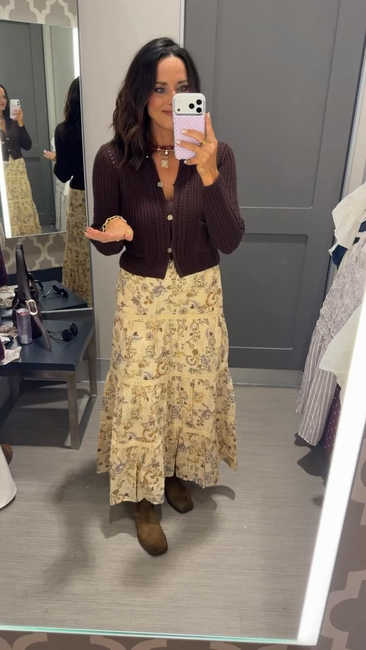 Target is really showing OUT this fall 😍🤎 this skirt is so pretty and the whole outfit feels way more expensive than it is. Such an easy fall look with boots!

@Target 

#targetstyle #targetfinds #targetfashion #targetfashionfinds #fallfashion #falloutfit #fallstyle #affordablefashion #ltkfinds #ltkfashion

#LTKootd