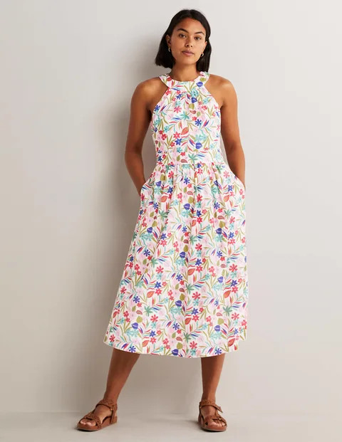 Heidi Halterneck Midi Dress | Boden (US)