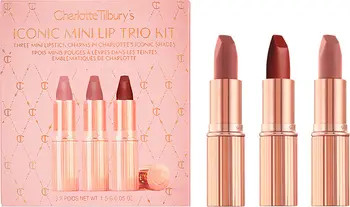 Charlotte Tilbury Iconic Mini Lip Trio Set USD $51 Value | Nordstrom | Nordstrom