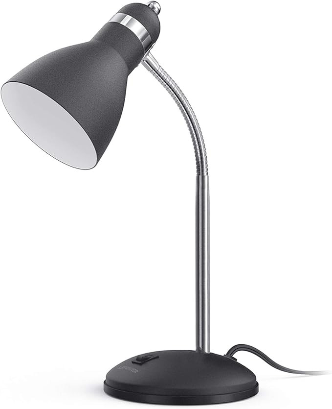 LEPOWER Metal Desk Lamp, Eye-Caring Table Lamp, Study Lamps with Flexible Goose Neck for Bedroom,... | Amazon (US)