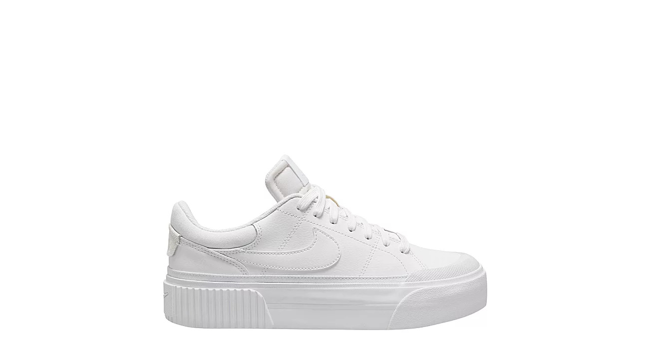Nike Womens Court Legacy Lift Sneaker - White | Rack Room Shoes