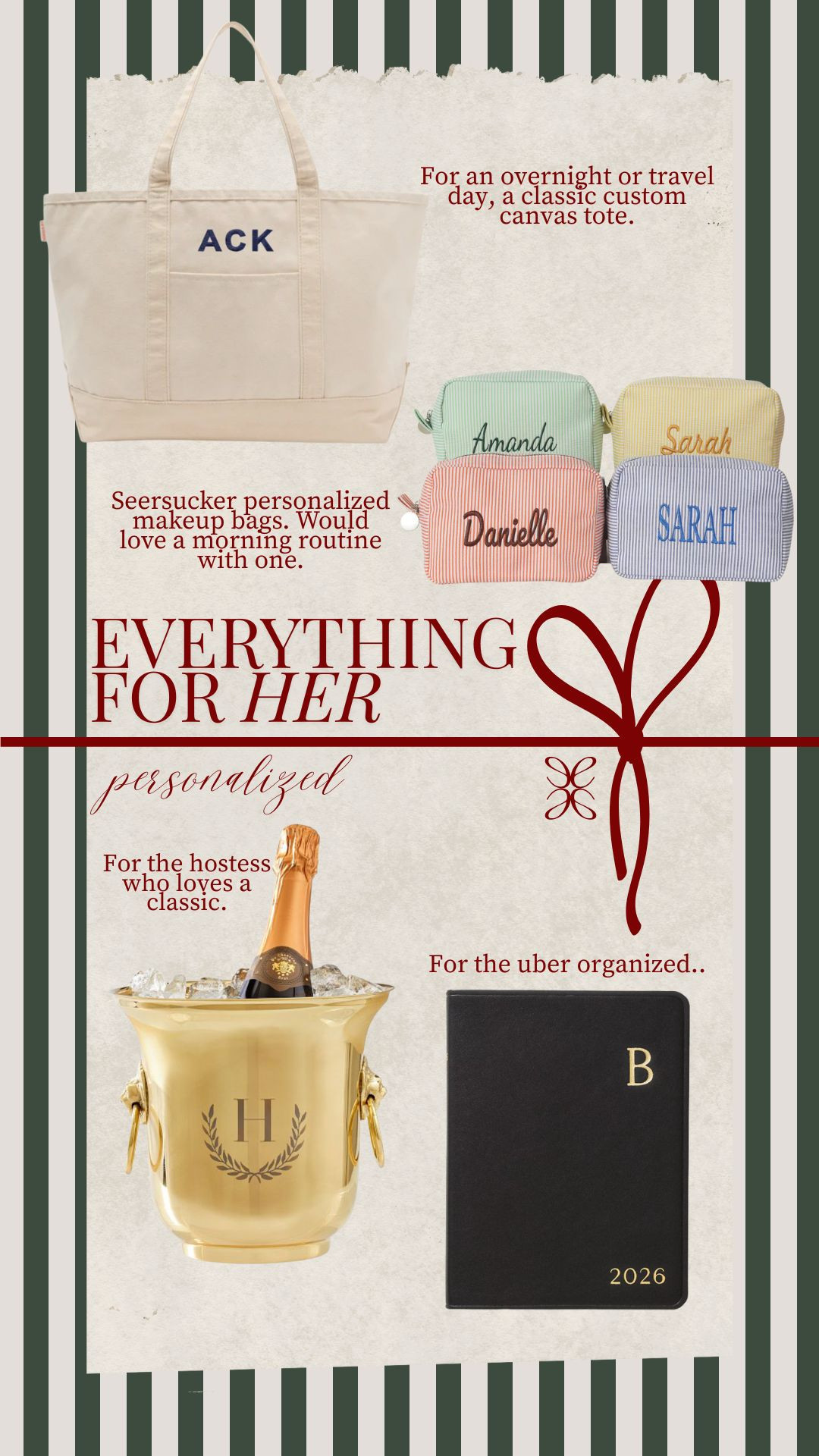 everything for her personalized - gift guide for her personalized gifts 

#LTKGiftGuide #LTKHoliday
