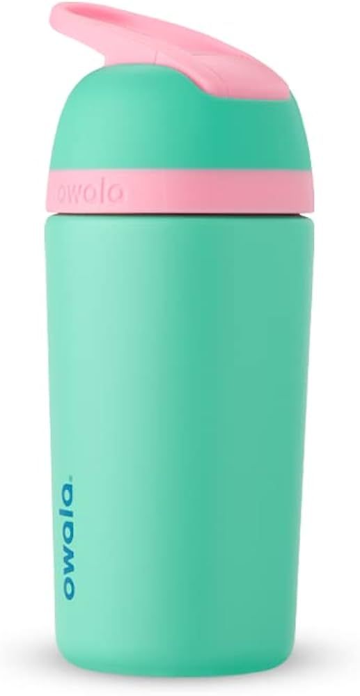 Owala Kids Flip Insulation Stainless Steel Water Bottle with Straw, Locking Lid Water Bottle, Kid... | Amazon (US)