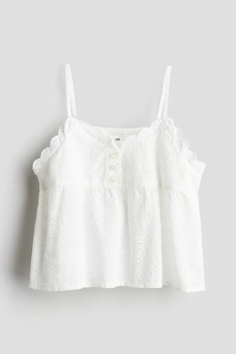 Ruffle-trimmed Camisole Top | H&M (US + CA)