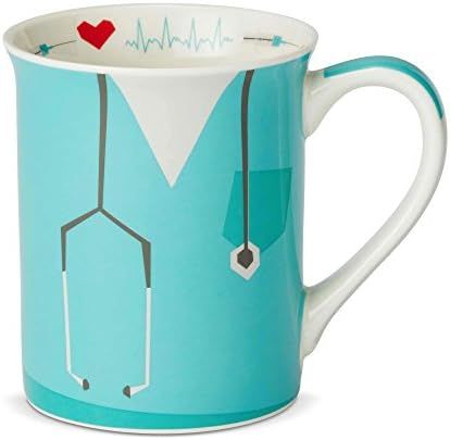 Enesco 6002457 Our Name is Mud “Nurse Uniform, 16 oz. Stoneware Mug, 16 Ounces, Blue | Amazon (US)