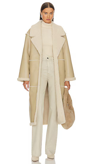 Belen Coat in Oatmeal | Revolve Clothing (Global)