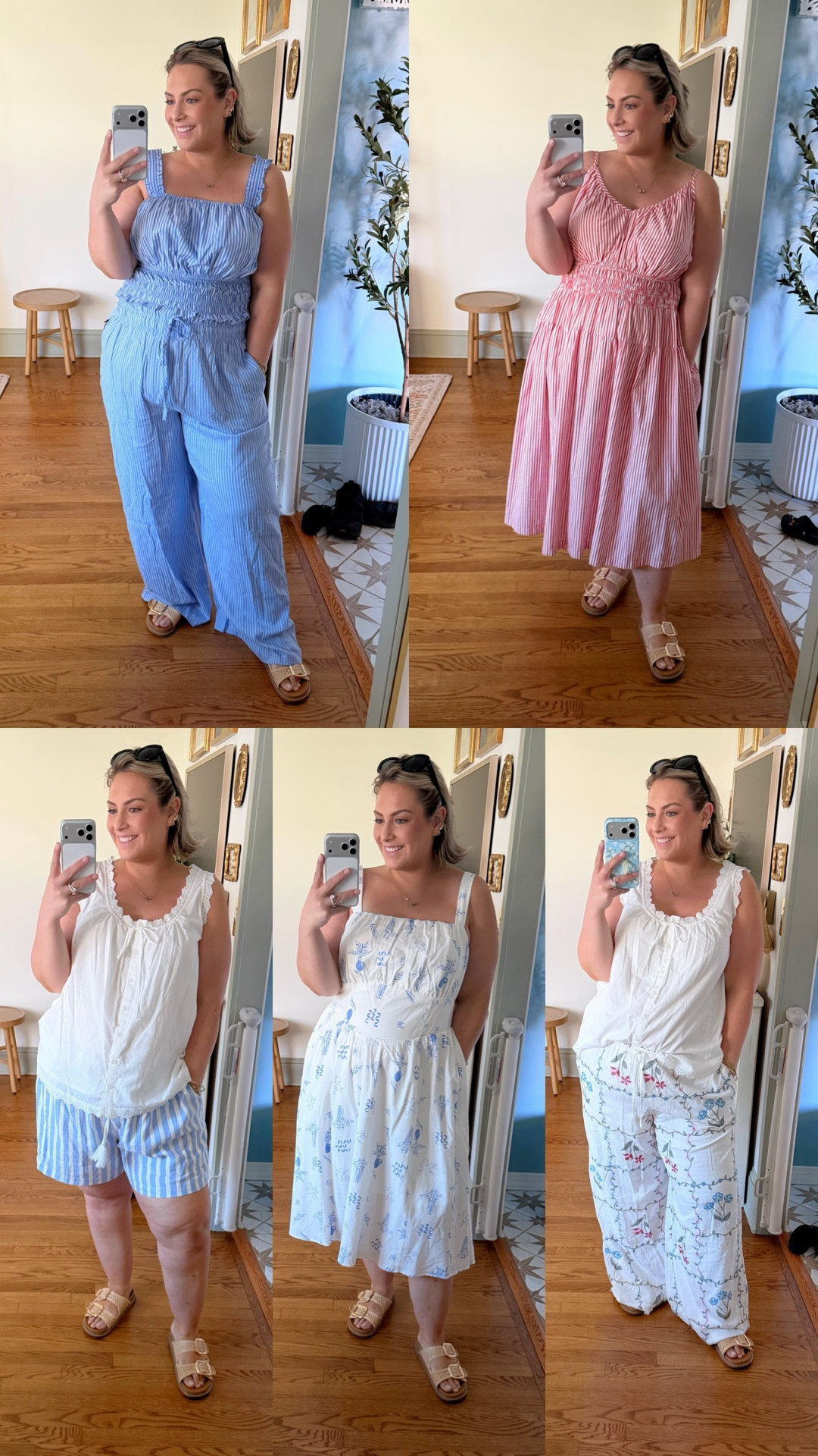 New from Target😍 wearing the XXL in everything except the shorts and blue stripe pants are the 1X

#LTKmomlife #LTKPlusSize