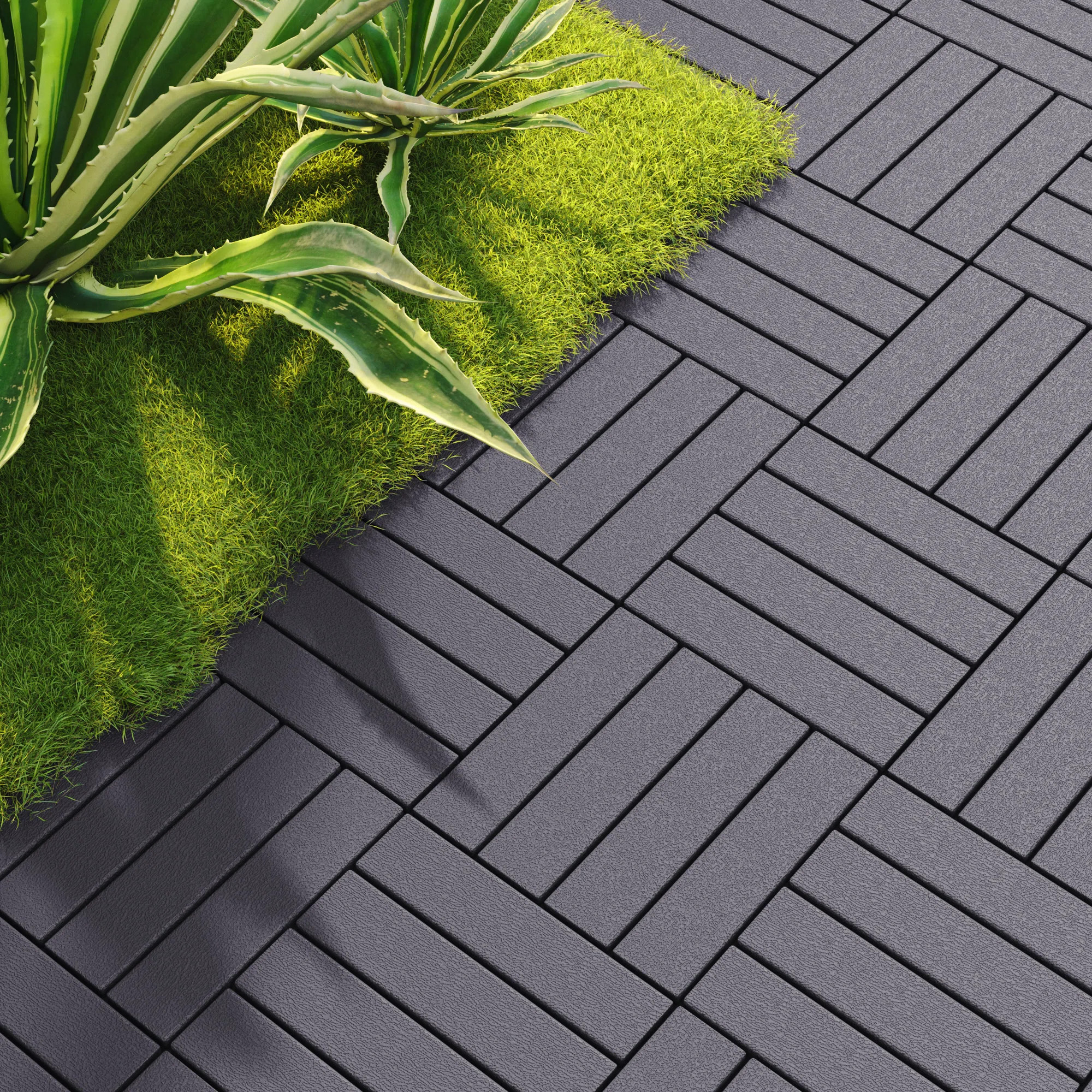 12'' x 12'' Interlocking Plastic Deck Tiles – Box of 44 Outdoor Waterproof, Flooring for Patio,... | Wayfair North America