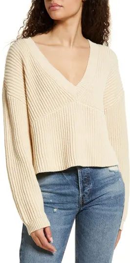 Rib Crop Sweater | Nordstrom
