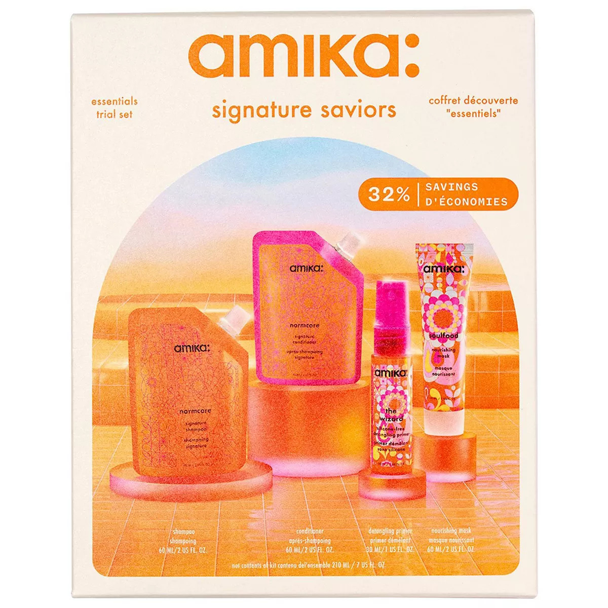amika Signature Saviors Essentials Hair Trial Set | Kohl's