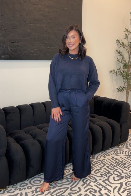 Navy is in for fall and this monochrome look is so fun for workwear and can be worn with sneakers for a casual look. These pieces are all on sale right now for the LTK fall sale  

#LTKstyletip #LTKsalealert #LTKSale
