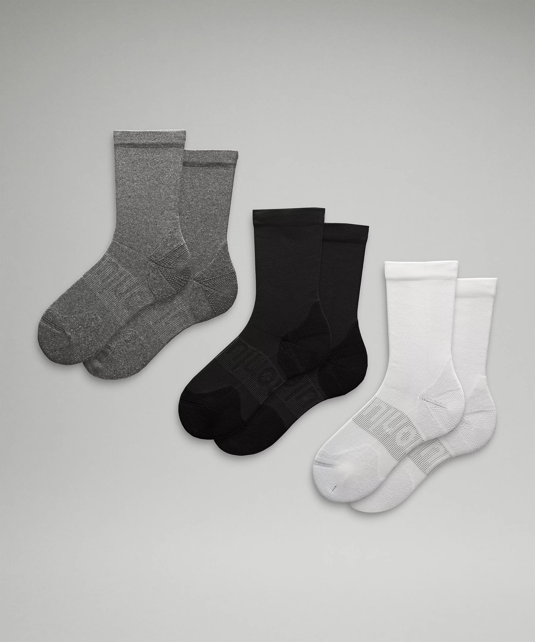 Power Stride Crew Sock 3 Pack | Women's Socks | lululemon | Lululemon (US)