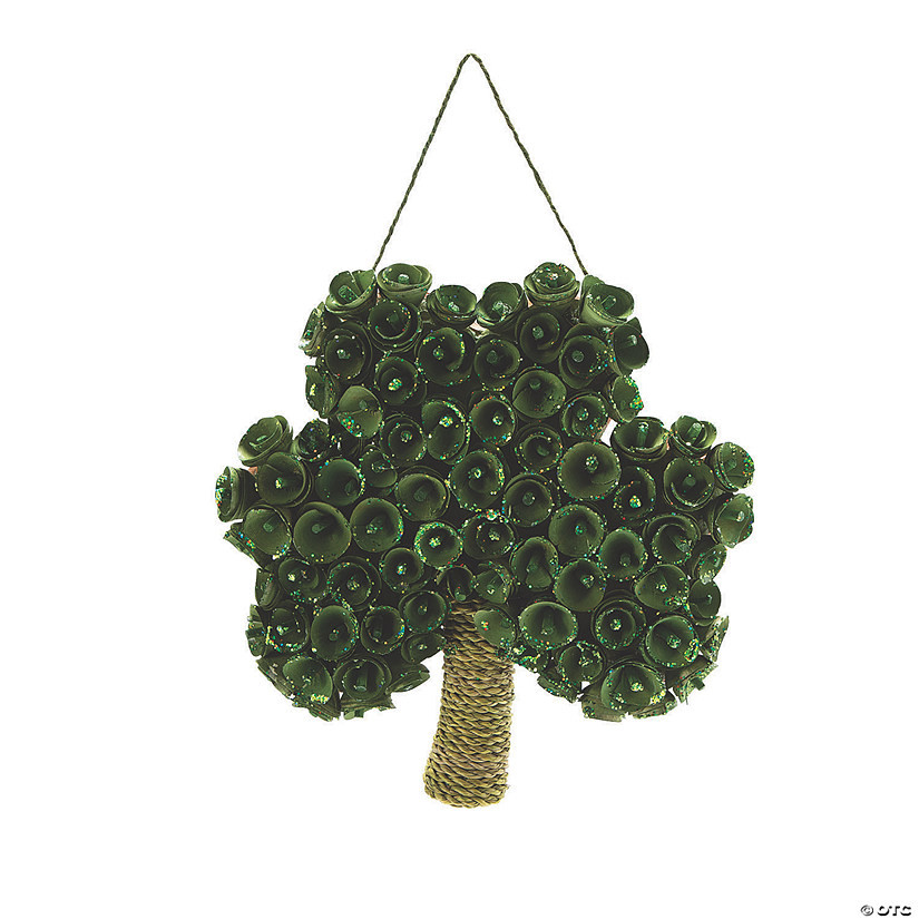 Shamrock-Shaped Wreath | Oriental Trading Company