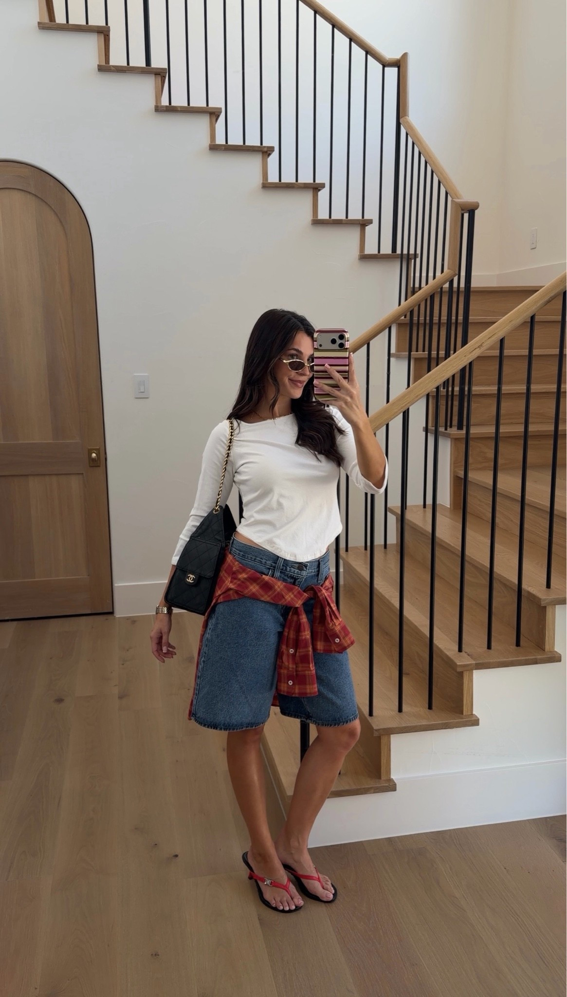 Dallas day casual outfit!✨ wearing size small in the top and sized up to 27 in the jorts for baggy fit! 


Zara flannel, Zara finds, amazon finds, amazon cou cou top, jort, levi jorts, fall transition outfit