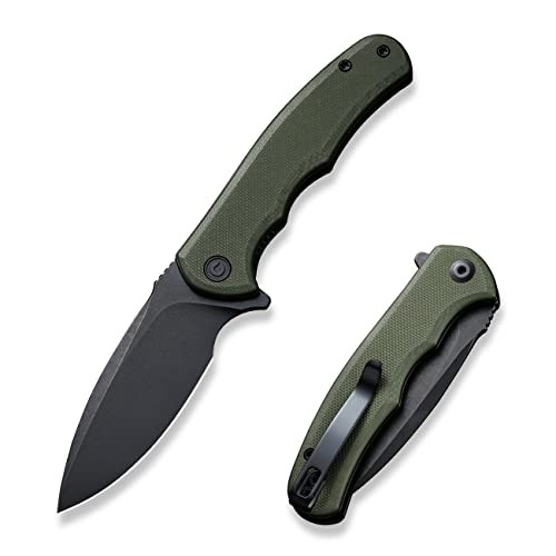CIVIVI Mini Praxis Folding Pocket Knife, 2.98" D2 Steel Blade G10 Handle Small EDC Knife with Pocket Clip for Men Women, Sharp Camping Survival Hiking Knives C18026C-1 | Amazon (US)