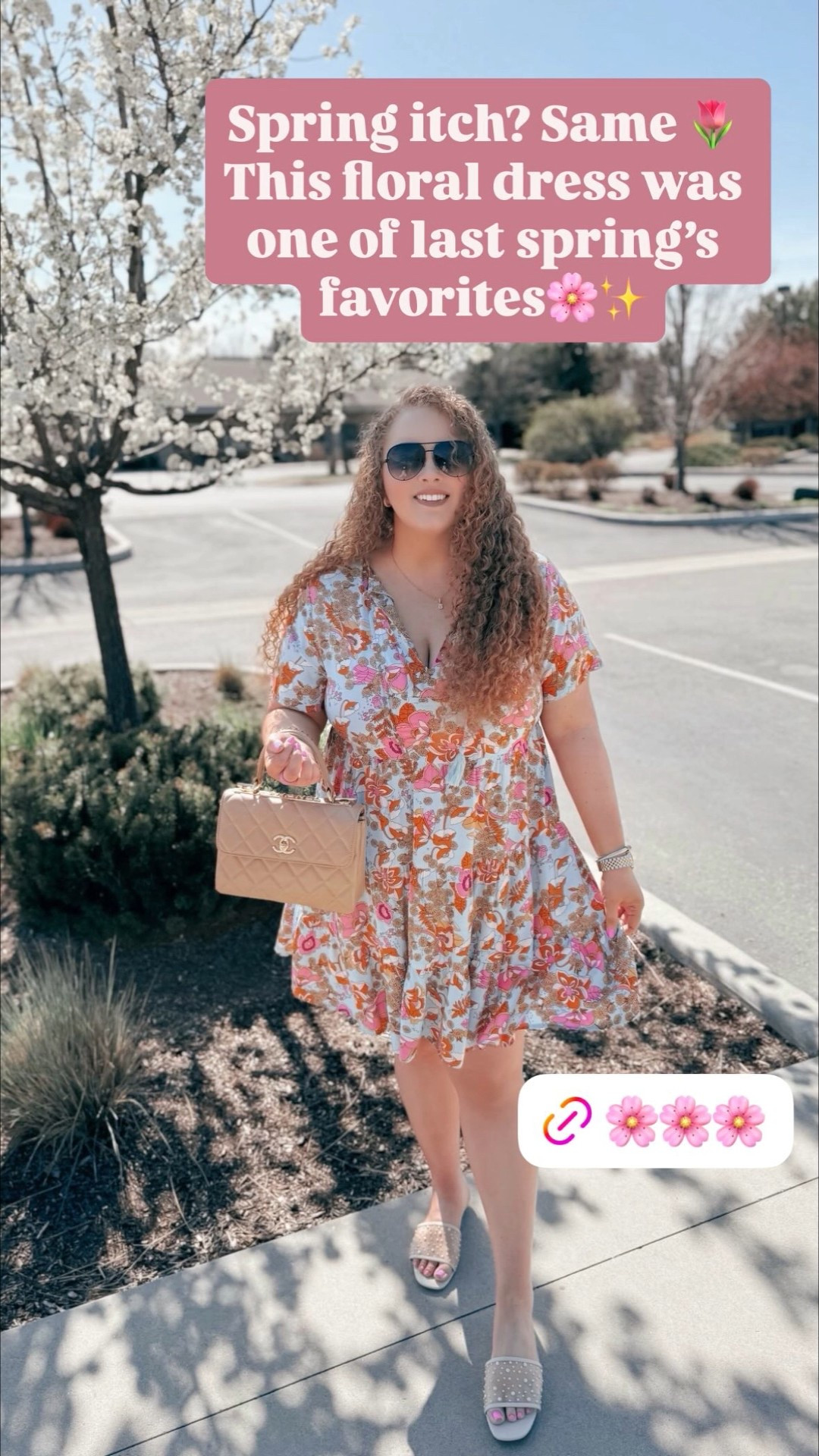 Spring itch? Same 🌷
This floral dress was one of last spring’s favorites🌸✨ floral spring dress | spring floral dress | spring dresses | Easter dress ideas | Easter outfit | spring fashion | colorful spring dress | feminine spring outfit | casual spring dress | spring outfit inspiration | spring style | daytime spring dress | brunch spring outfit | garden party dress | spring wardrobe staples | women’s spring fashion | cute spring outfits | playful spring style | affordable spring fashion | LTK spring finds | spring dress inspo | easy spring look | warm weather dress | spring fashion trends

#LTKMidsize #LTKdayinmylife #LTKootd