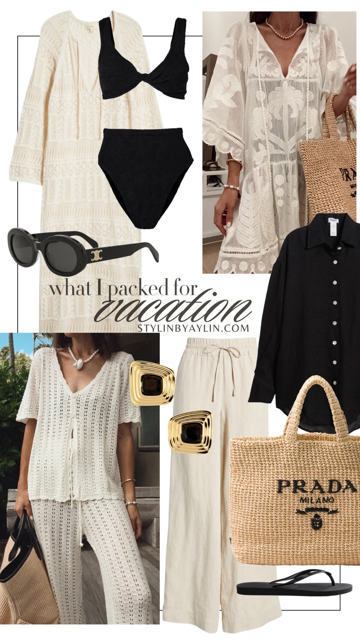 What I packed for vacation✈️
StylinByAylin, Aylin 

#LTKTravel #LTKBeauty #LTKStyleTip