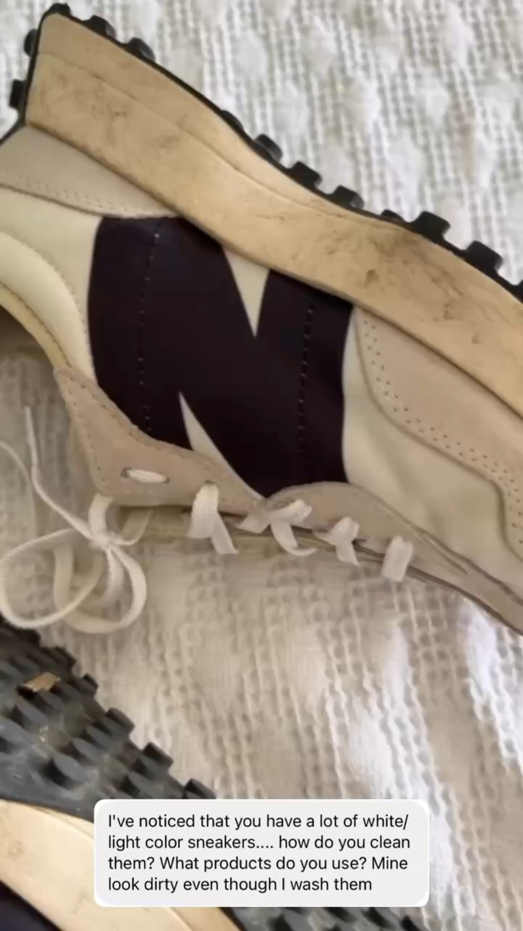 How I clean my sneakers in 5 min! Btw my sneakers are back in stock. One of the comfiest sneakers I own that are also stylish and perfect for everyday✨ StylinByAylin, Aylin, #amazon #sneakers #newbalance

#LTKHome #LTKSeasonal #LTKBeauty