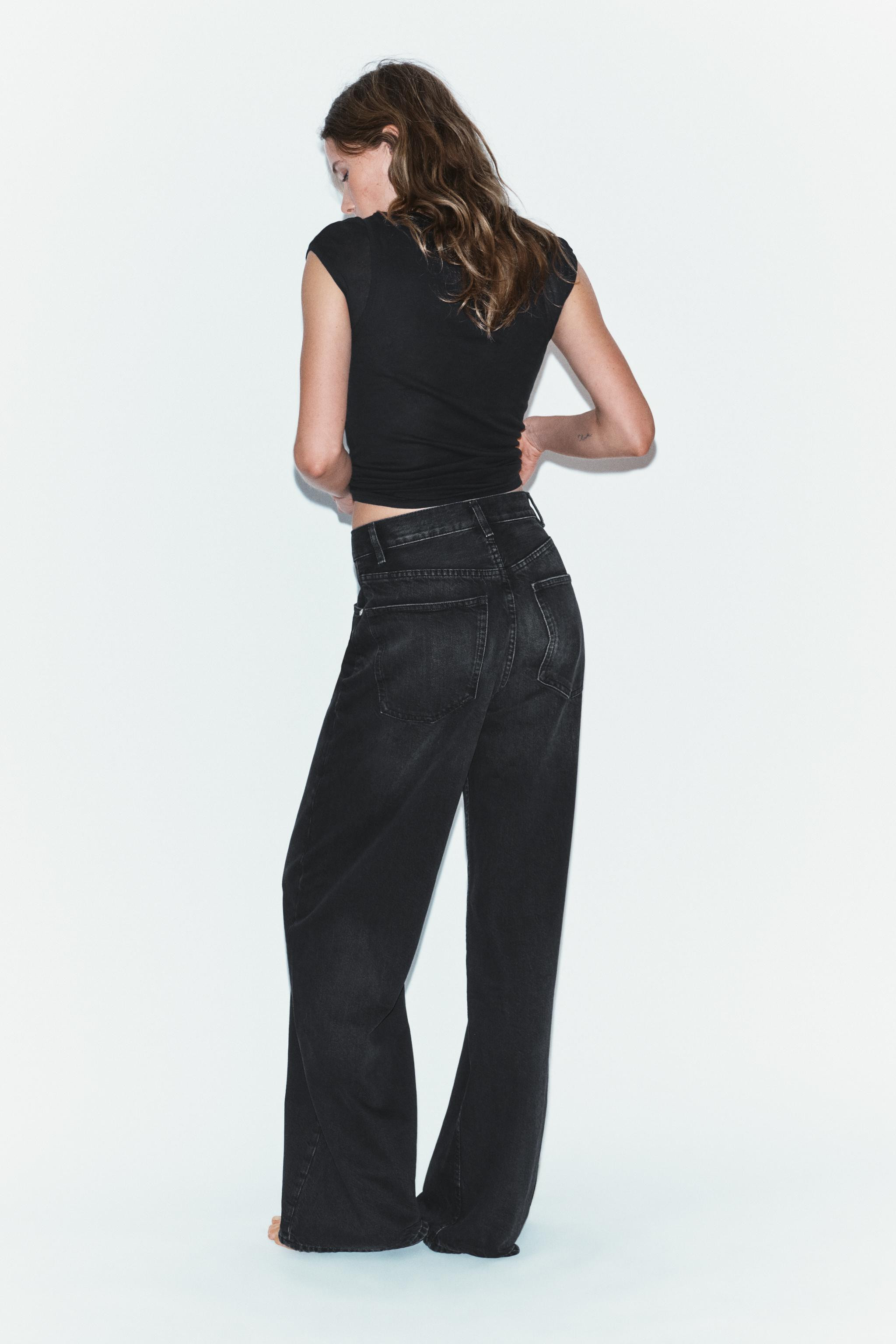 JEANS TRF EXTRA WIDE LEG TIRO ALTO | Zara DE