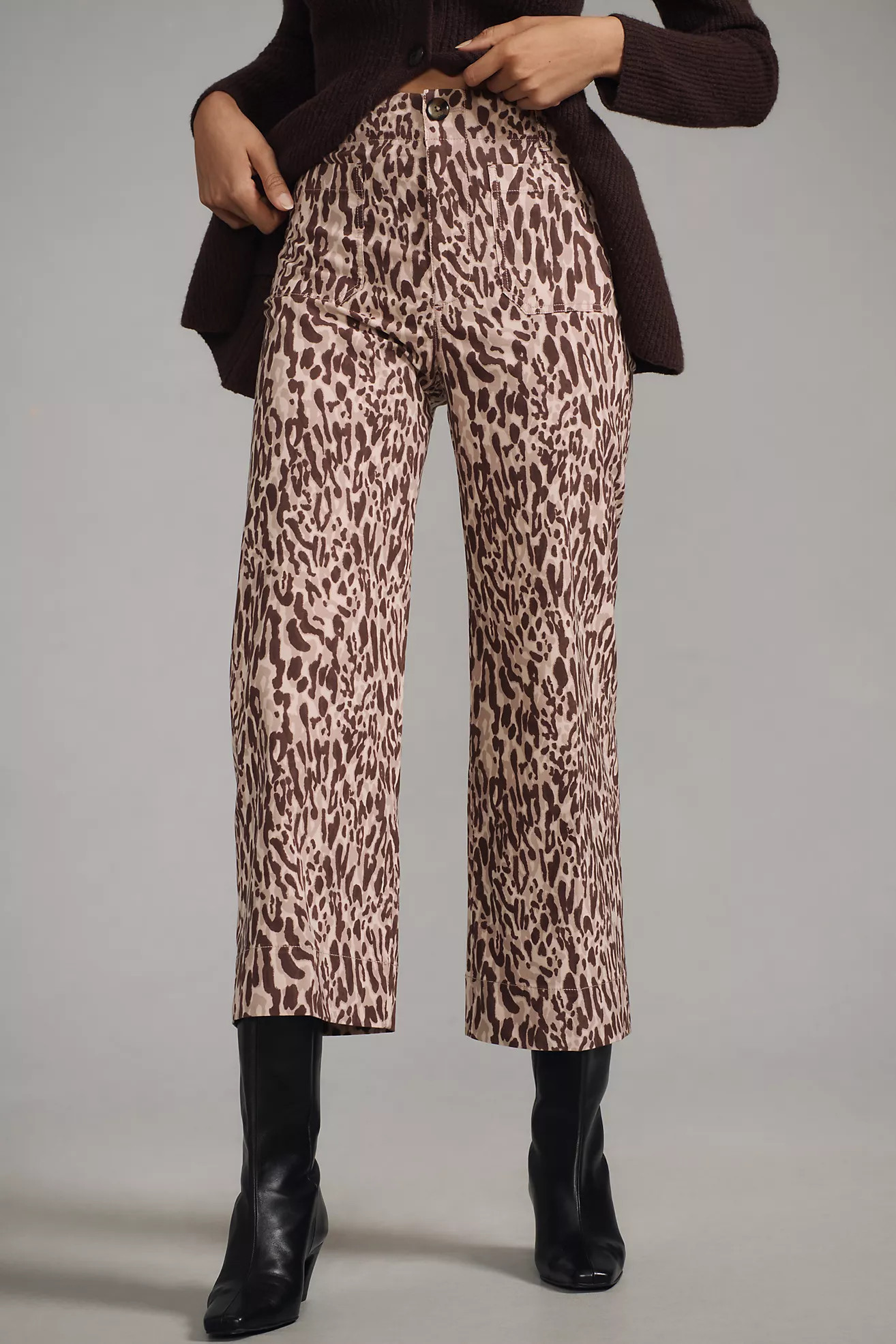 The Colette Cropped Wide-Leg Pants by Maeve | Anthropologie (US)