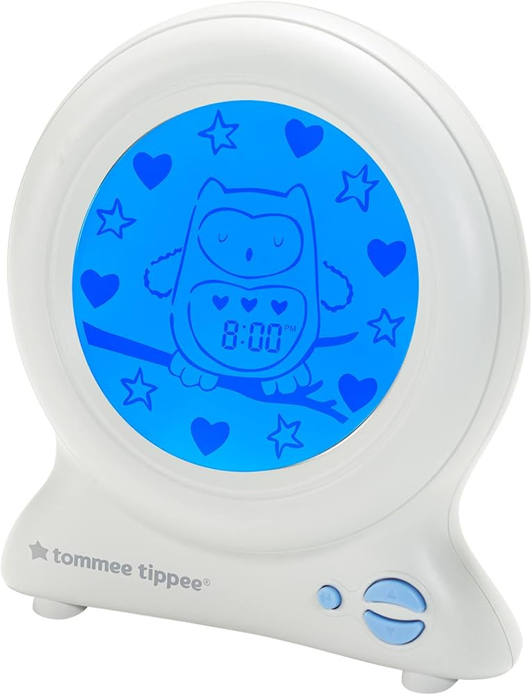 Tommee Tippee Groclock Sleep Trainer Clock, Alarm Clock and Nightlight for Young Children, USB-Po... | Amazon (UK)