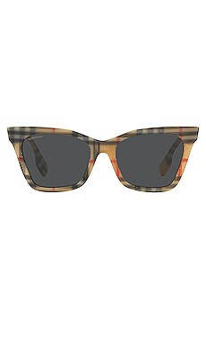 Burberry Elsa in Vintage Check & Dark Grey from Revolve.com | Revolve Clothing (Global)