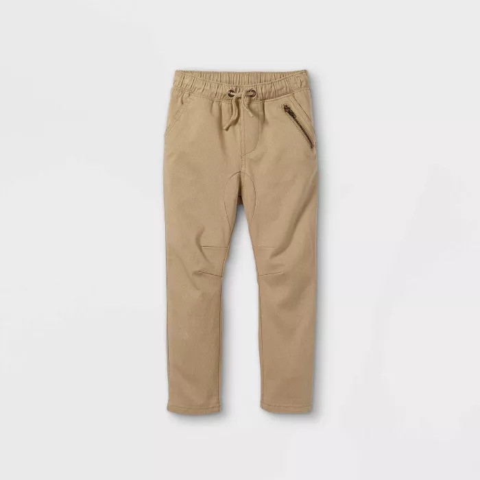 Toddler Boys' Woven Jogger Chino Pull-On Pants - Cat & Jack™ Tan | Target