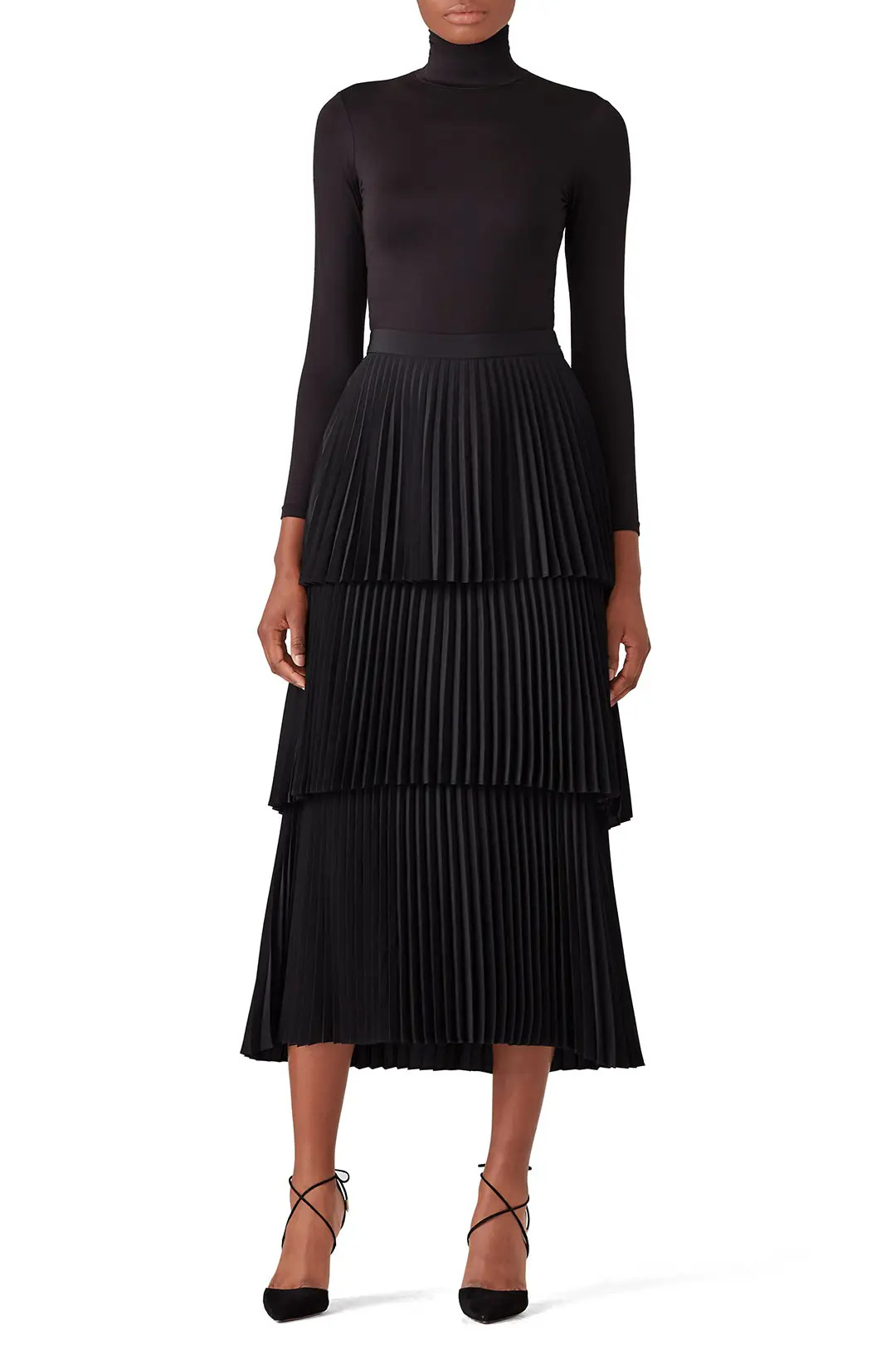 A.L.C. Pleated Harley Skirt | Rent The Runway