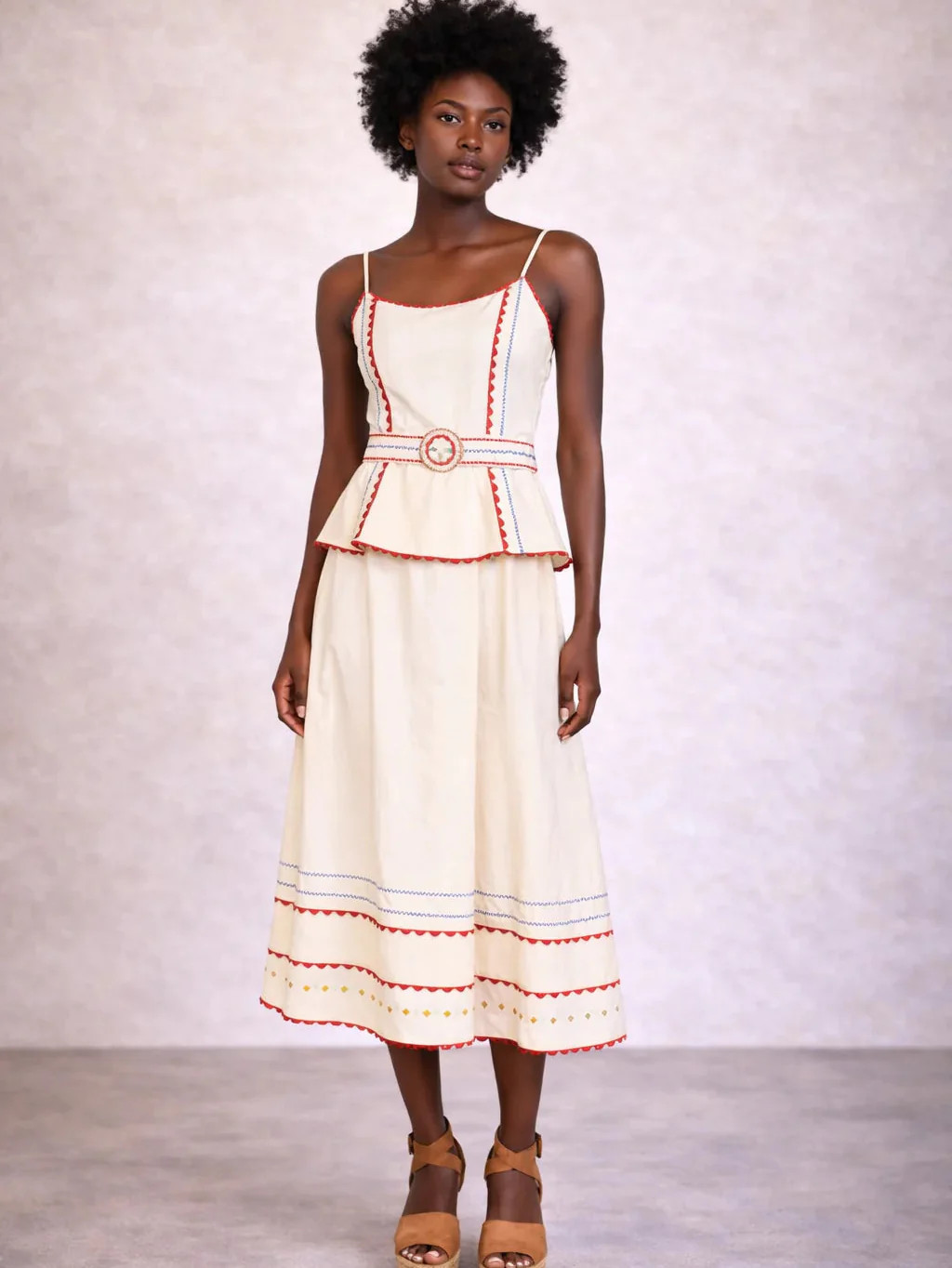 Brittany Dress in Ivory | Beau & Ro