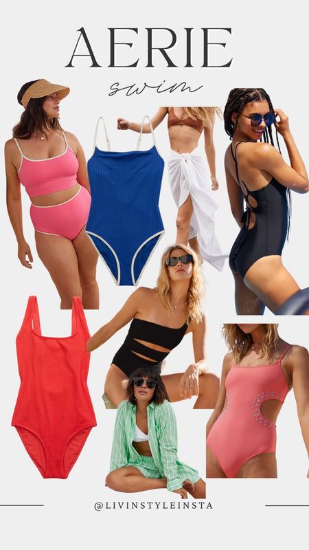 Aerie has 25% off spring new arrivals including swim and coverups!! So many cute full coverage options and styles 

#LTKsalealert #LTKswim #LTKSeasonal