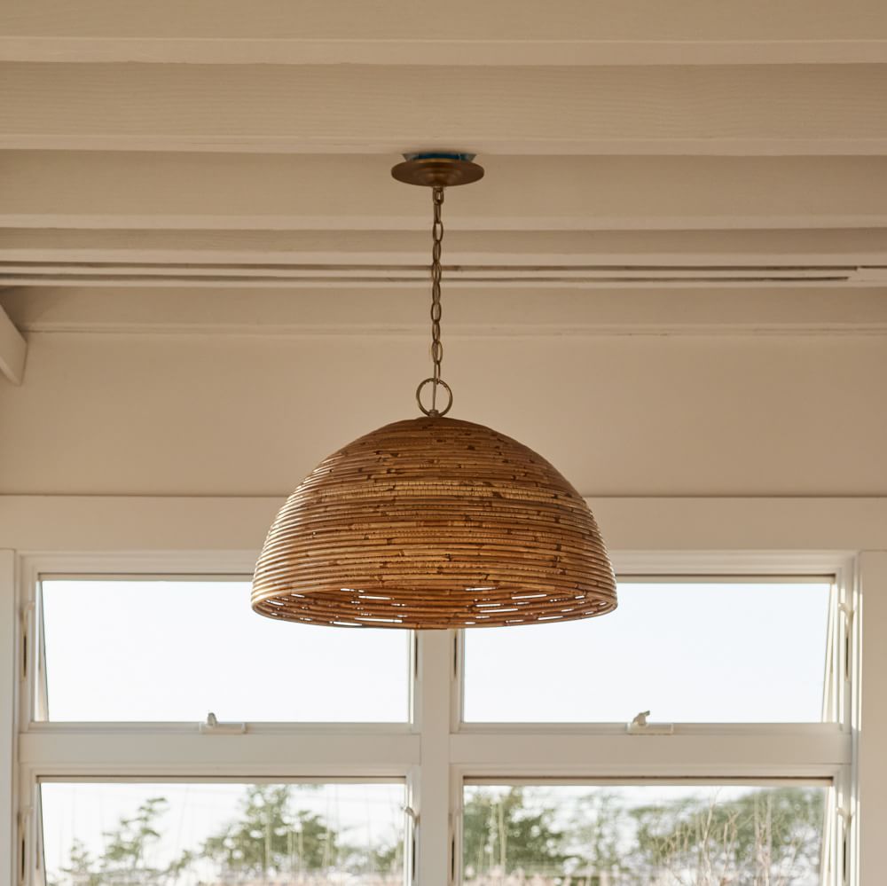 Lilou Rattan Pendant | West Elm (US)