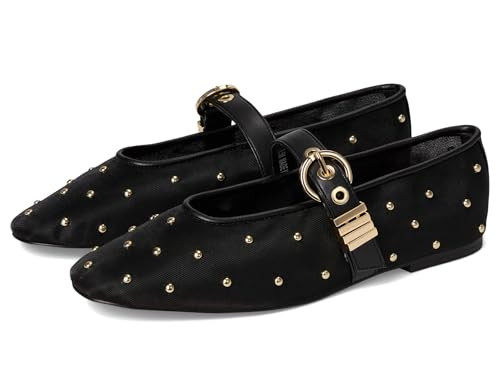 Steve Madden Women's Lucia Ballet Flat, Black Multi Stud, 11 | Amazon (US)