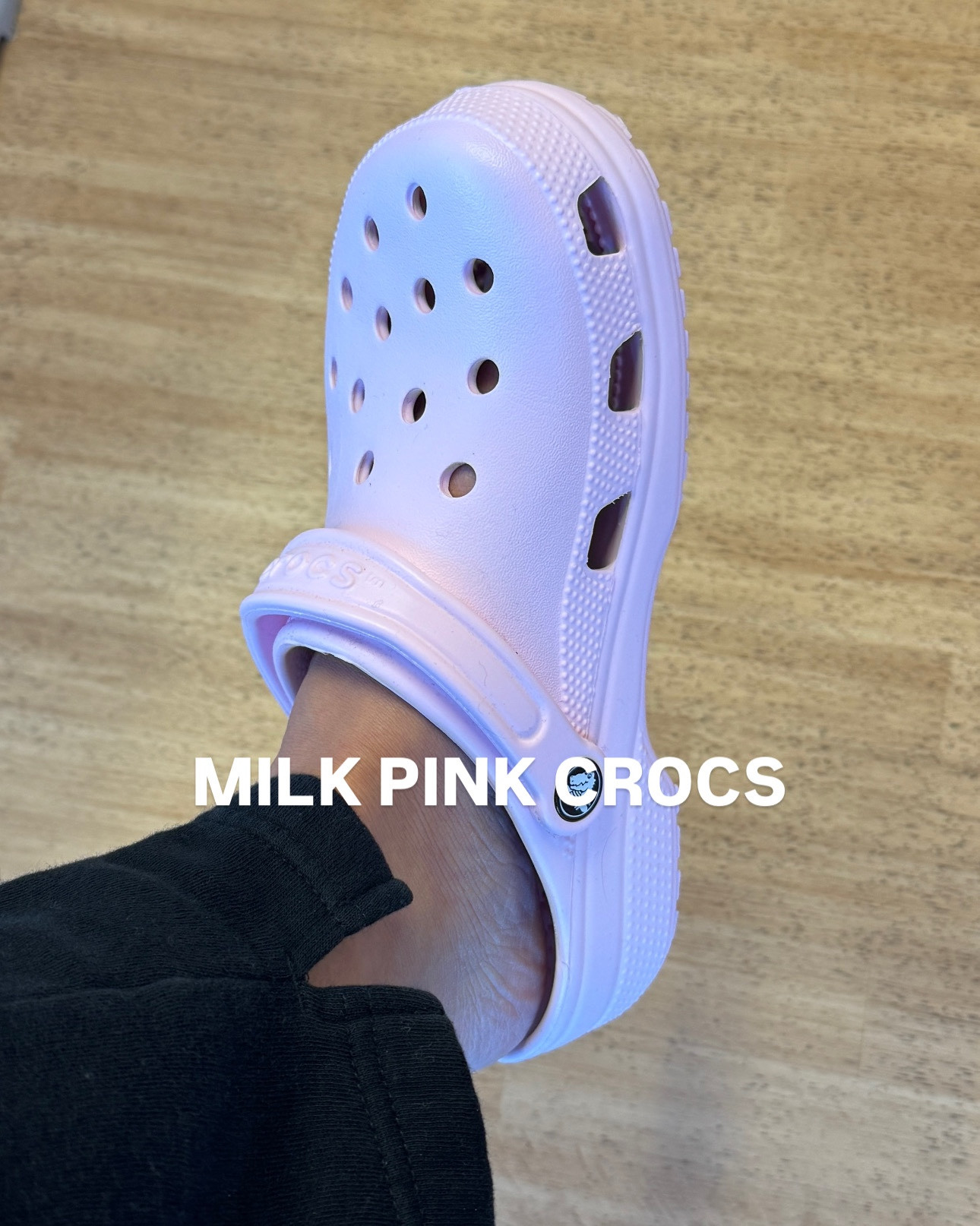 The cutest pink milk crocs 💕 pink is a neutral color okay?!  

#LTKMidsize #LTKSaleAlert