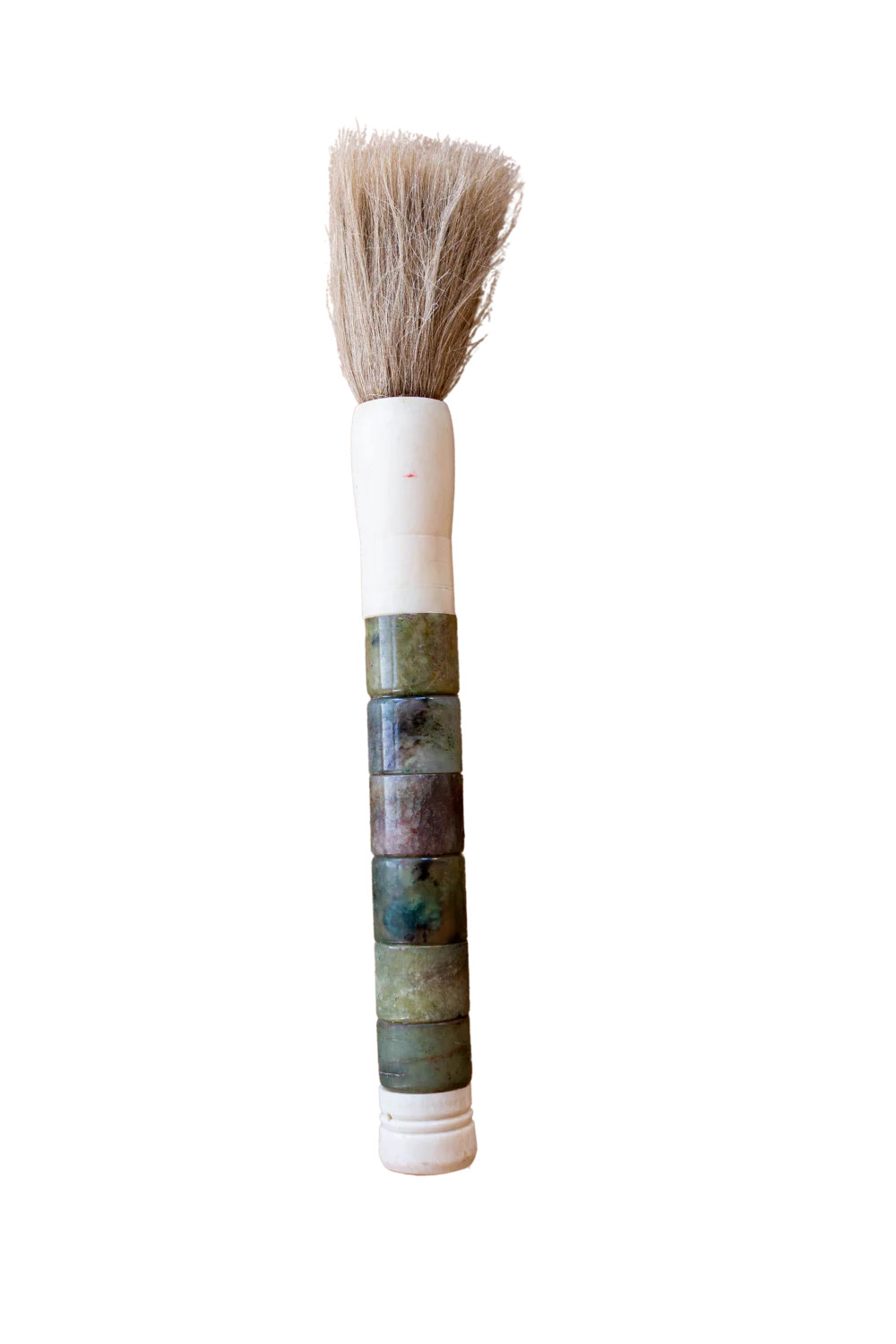 Natural Bone Calligraphy Paint Brush Vintage Moss Green | Luxe B Co