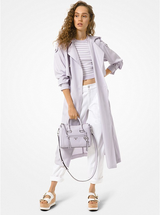 Draped Trench Coat | Michael Kors US