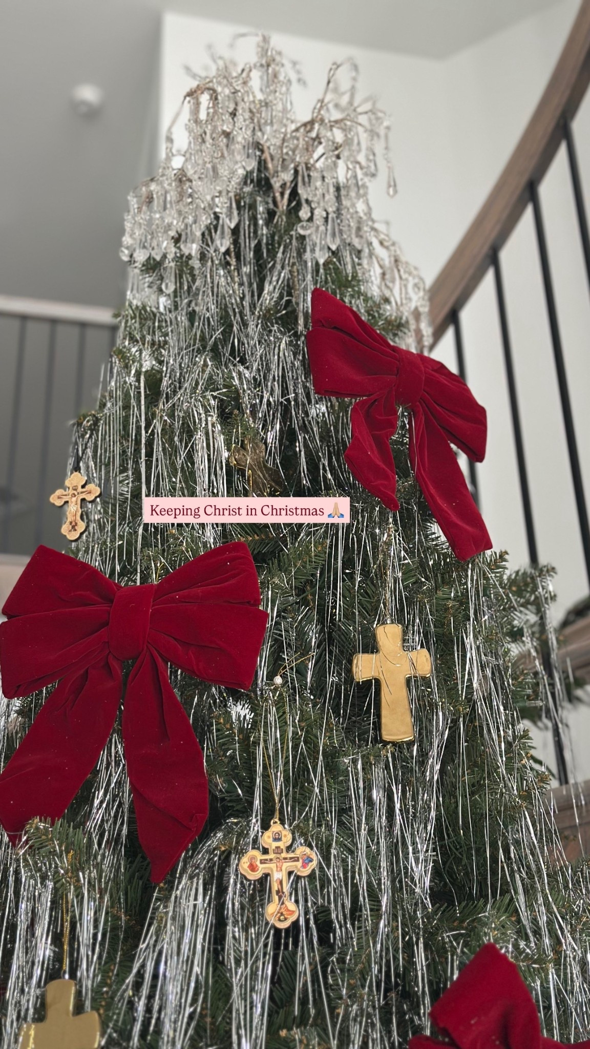 Keeping Christ in Christmas! The orthodox crosses are from my local church, but the other gold ones I have linked below!

Christmas holidays Christmas bow tinsel Christmas tree holiday decor home decor 2025 

#LTKHoliday #LTKHome