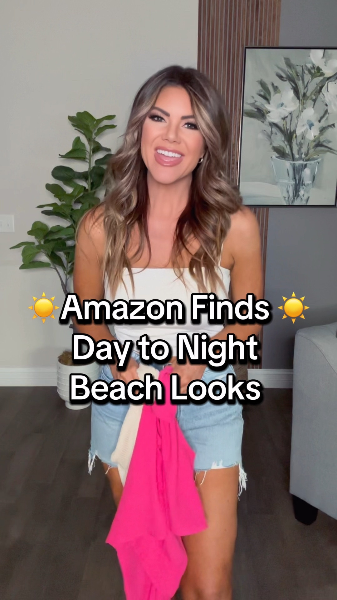 Amazon Finds! Day looks to Date Night Looks | Beach Edition. 
Frayed denim shorts. Crochet taupe tank. Platform double buckle sandals. Hot pink top and pants set. Mom approved styles. 

#LTKStyleTip #LTKFindsUnder50 #LTKWatchNow
