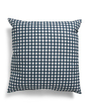 Made In Usa 22x22 Country Gingham Oversized Pillow | Home | Marshalls | Marshalls