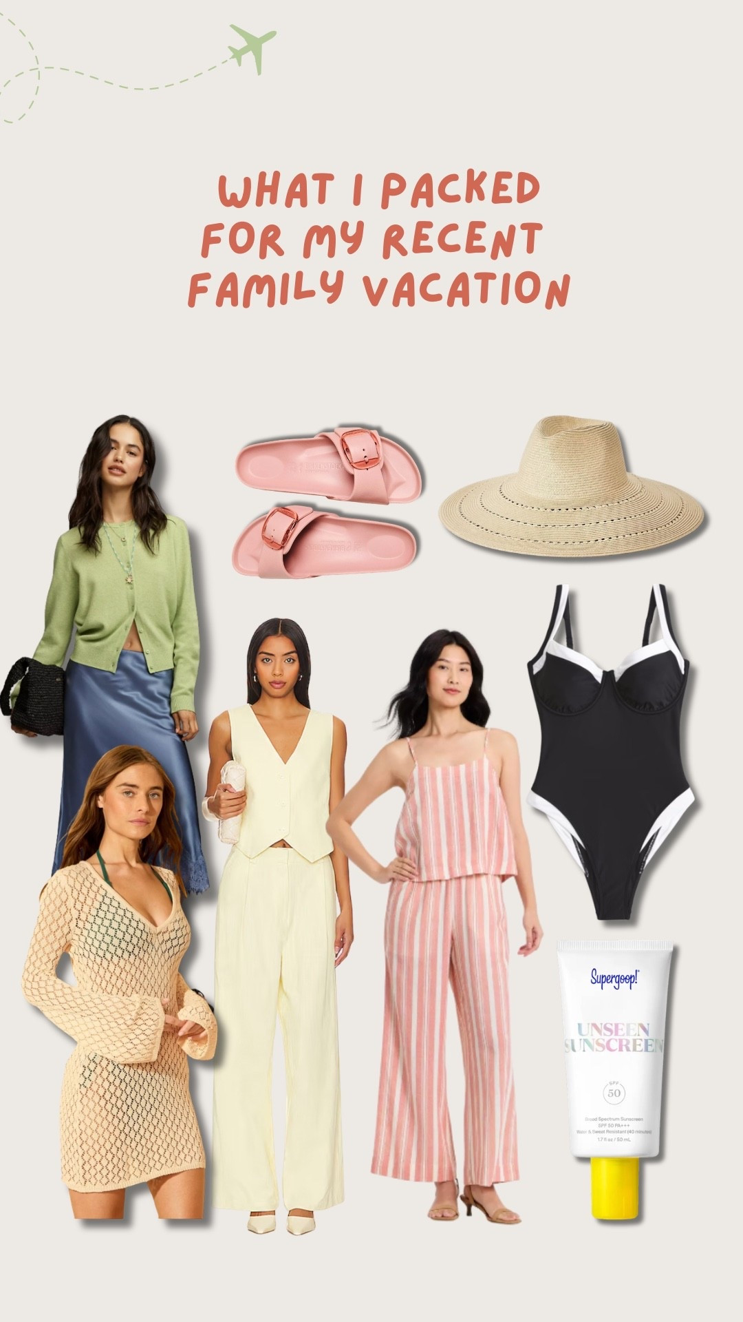 a recap of what i packed for vacation last week with my fam! 

#LTKSeasonal #LTKSwim #LTKTravel