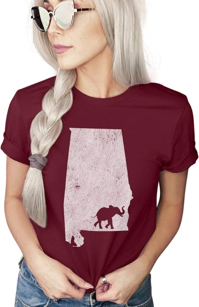 Asher's Apparel Fans of Alabama Football | Fans of College Football | Distressed College Football... | Amazon (US)