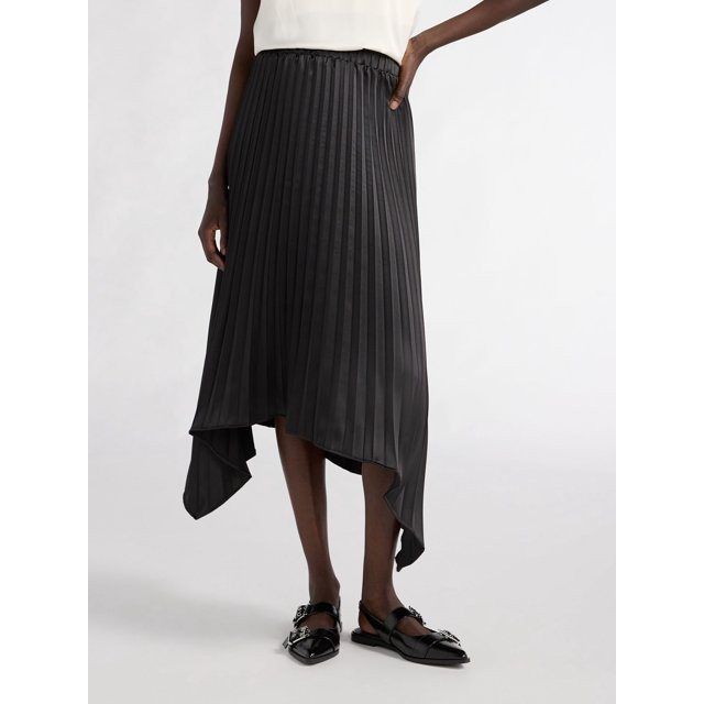 Scoop Women’s Pleated Midi Skirt, Sizes XS-XXL | Walmart (US)